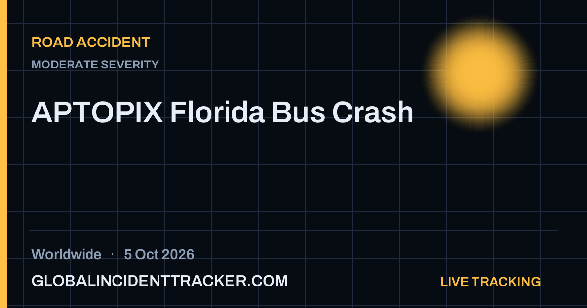 Road Accident incident in worldwide on 5 October 2026 — Global Incident Tracker report card