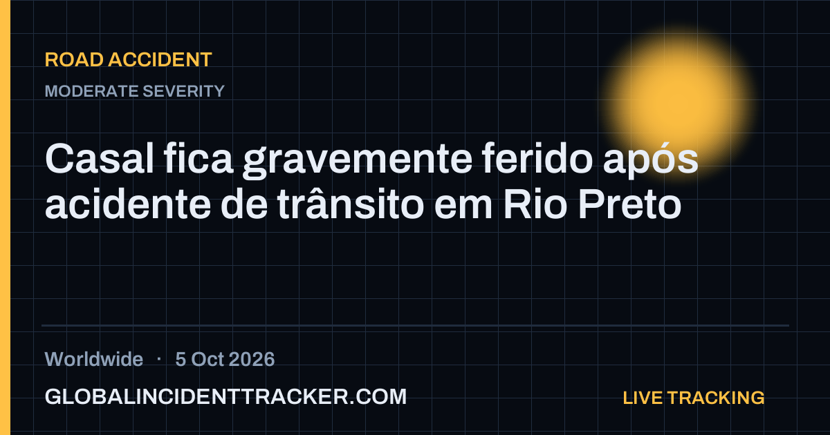 Road Accident incident in worldwide on 5 October 2026 — Global Incident Tracker report card