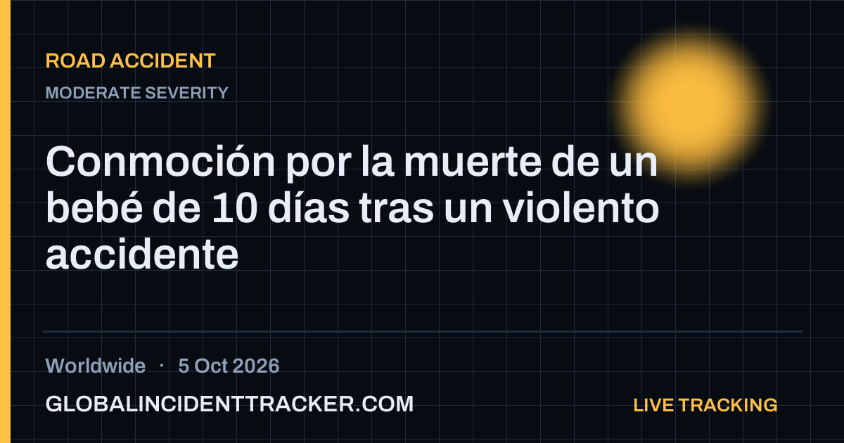Road Accident incident in worldwide on 5 October 2026 — Global Incident Tracker report card