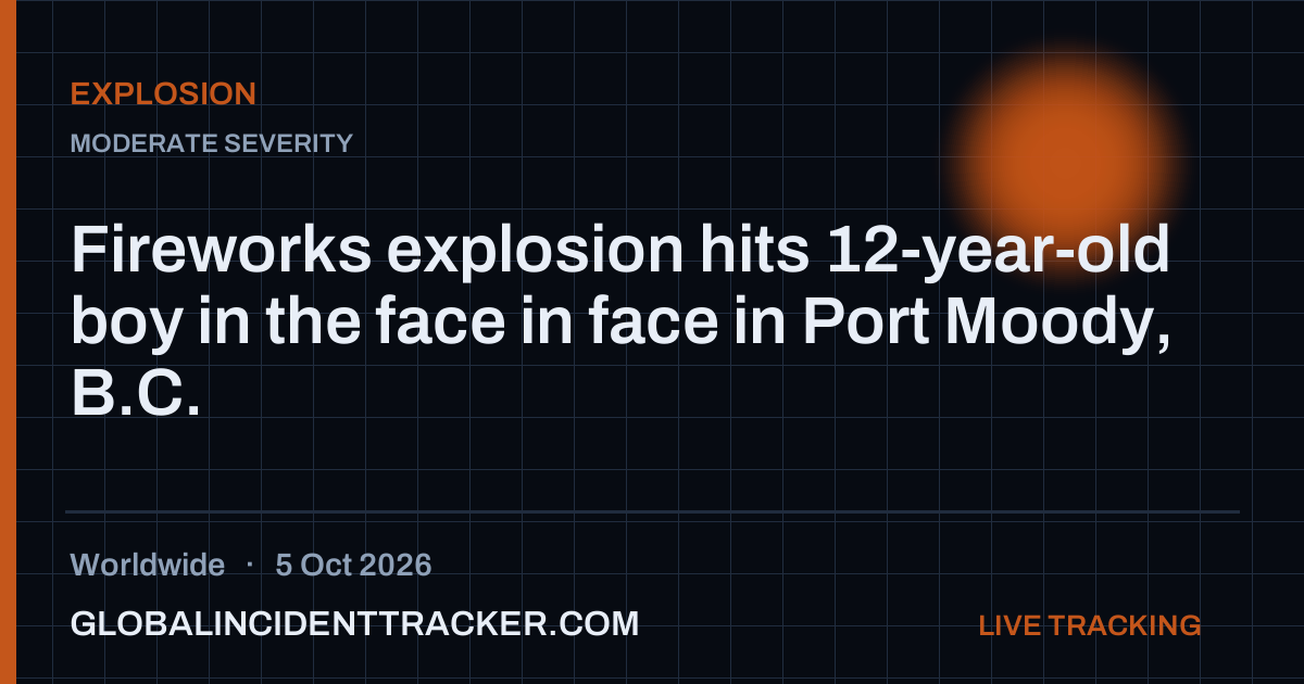 Fireworks explosion hits 12-year-old boy in the face in face in Port ...