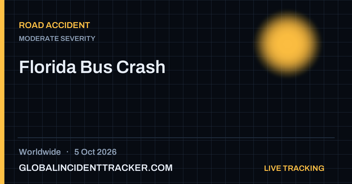 Road Accident incident in worldwide on 5 October 2026 — Global Incident Tracker report card