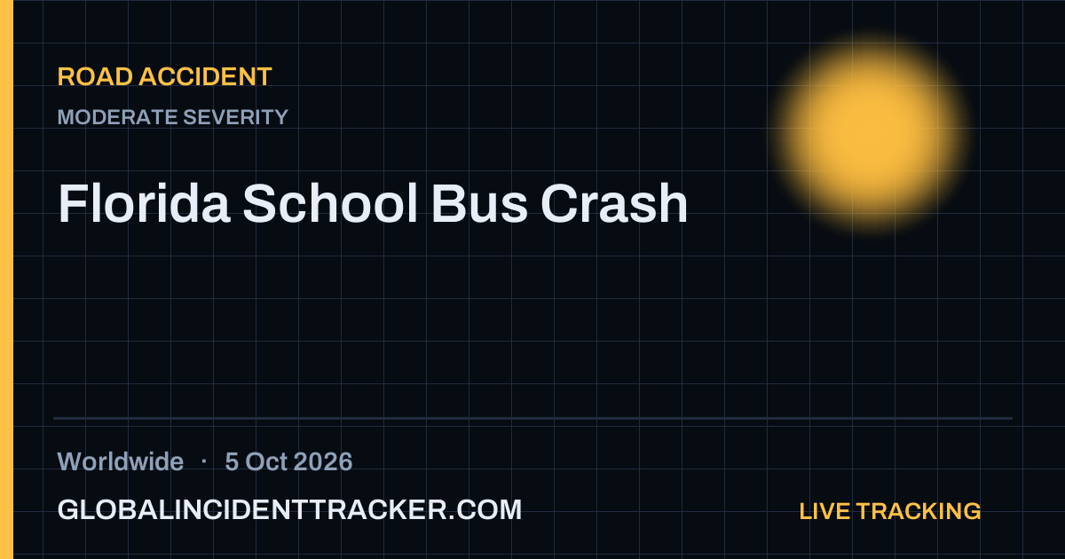 Road Accident incident in worldwide on 5 October 2026 — Global Incident Tracker report card