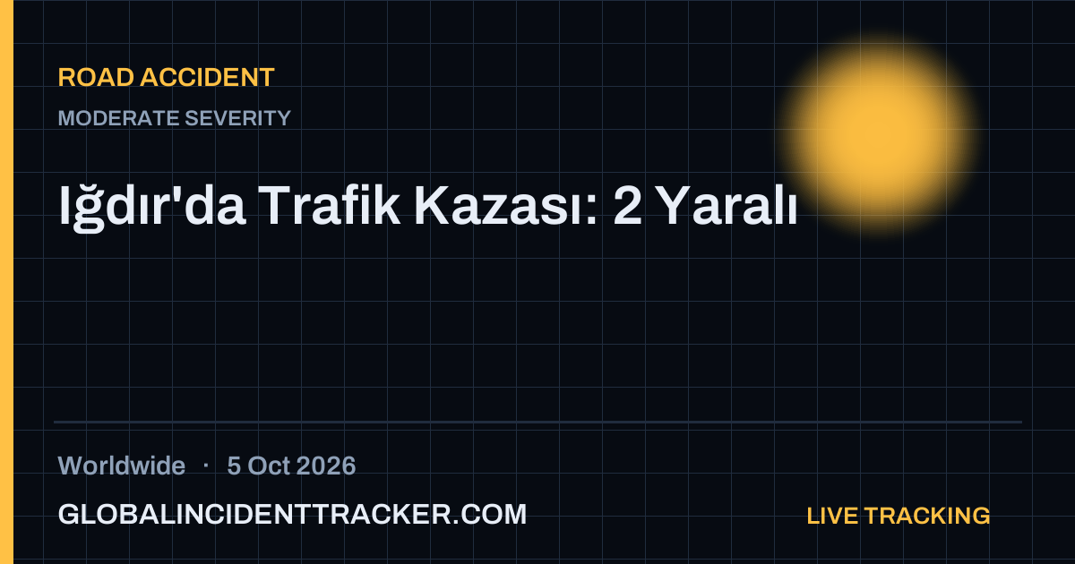 Road Accident incident in worldwide on 5 October 2026 — Global Incident Tracker report card
