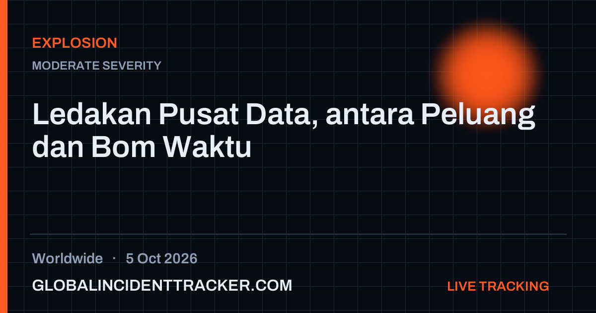 Explosion incident in worldwide on 5 October 2026 — Global Incident Tracker report card