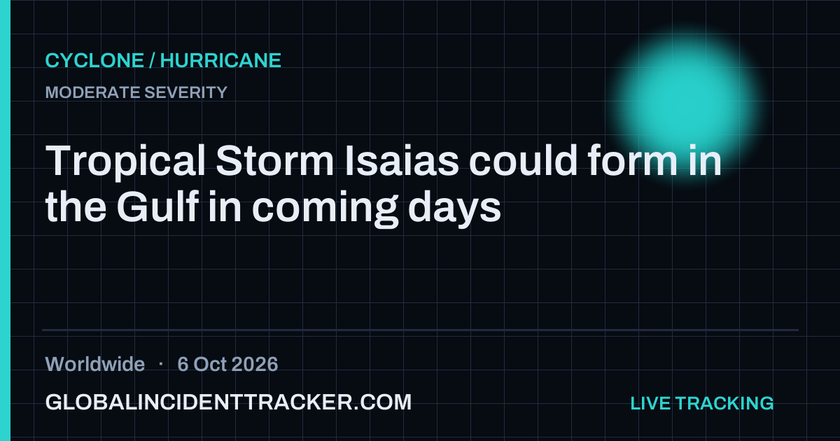 Cyclone / Hurricane incident in worldwide on 6 October 2026 — Global Incident Tracker report card