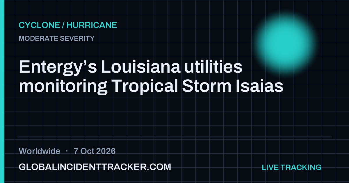 Cyclone / Hurricane incident in worldwide on 7 October 2026 — Global Incident Tracker report card