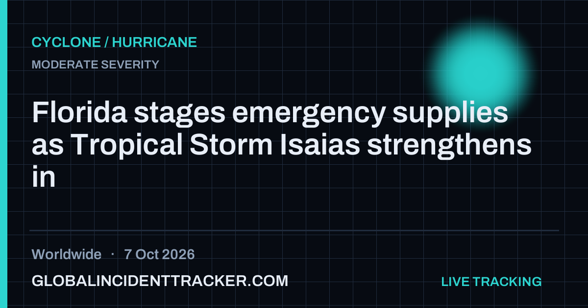 Cyclone / Hurricane incident in worldwide on 7 October 2026 — Global Incident Tracker report card