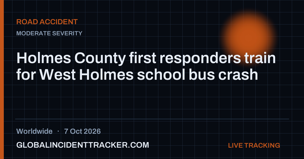 Holmes County first responders train for West Holmes school bus crash ...