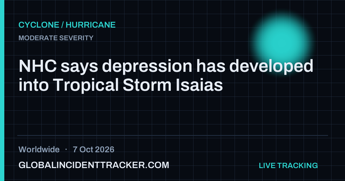 Cyclone / Hurricane incident in worldwide on 7 October 2026 — Global Incident Tracker report card