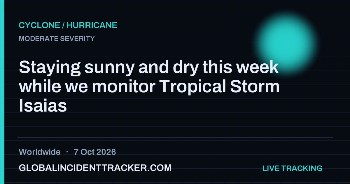 Cyclone / Hurricane incident in worldwide on 7 October 2026 — Global Incident Tracker report card