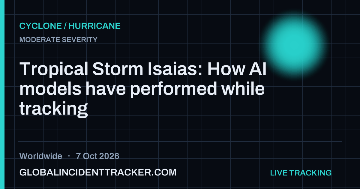 Cyclone / Hurricane incident in worldwide on 7 October 2026 — Global Incident Tracker report card