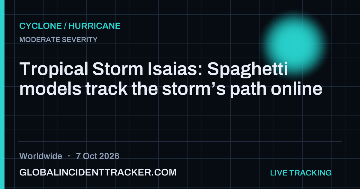 Cyclone / Hurricane incident in worldwide on 7 October 2026 — Global Incident Tracker report card