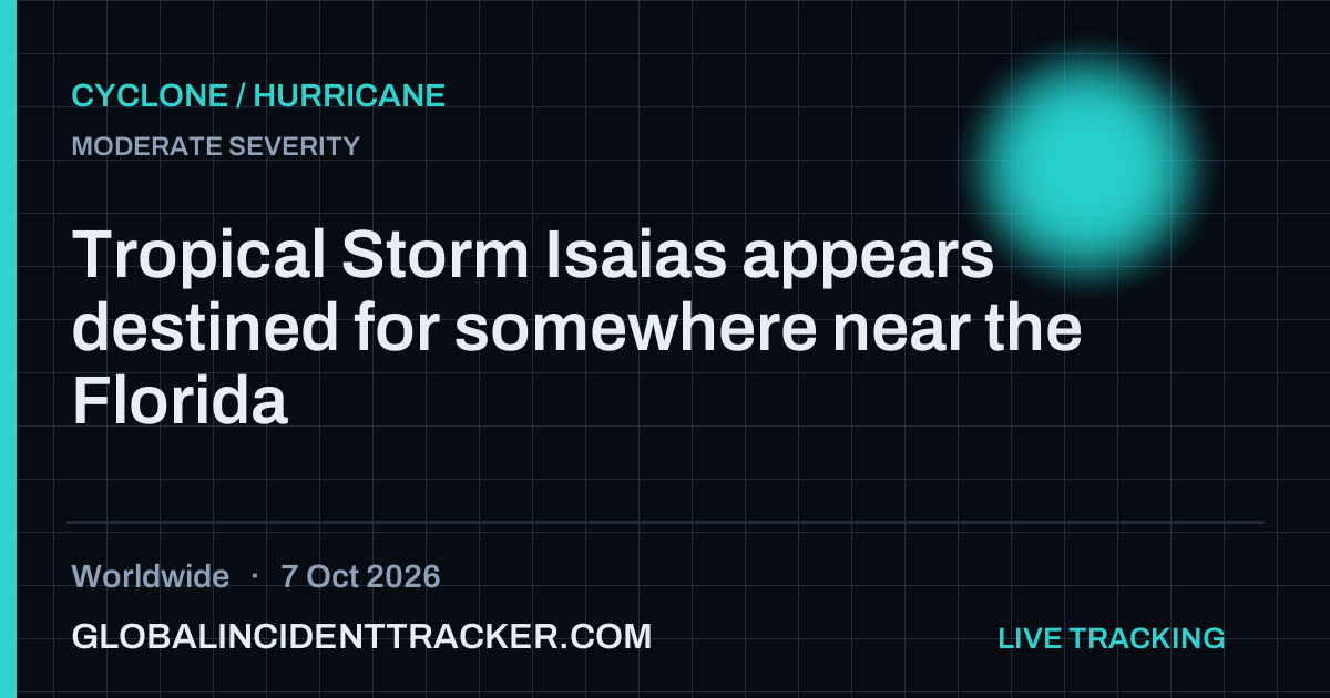 Cyclone / Hurricane incident in worldwide on 7 October 2026 — Global Incident Tracker report card