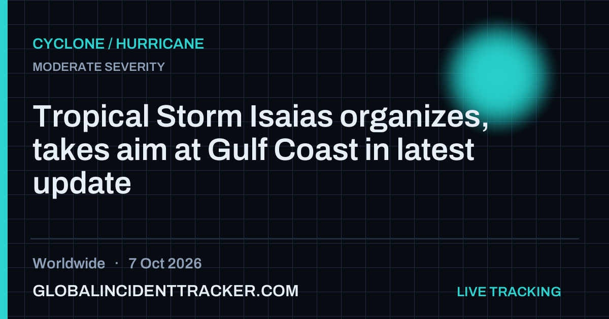 Cyclone / Hurricane incident in worldwide on 7 October 2026 — Global Incident Tracker report card