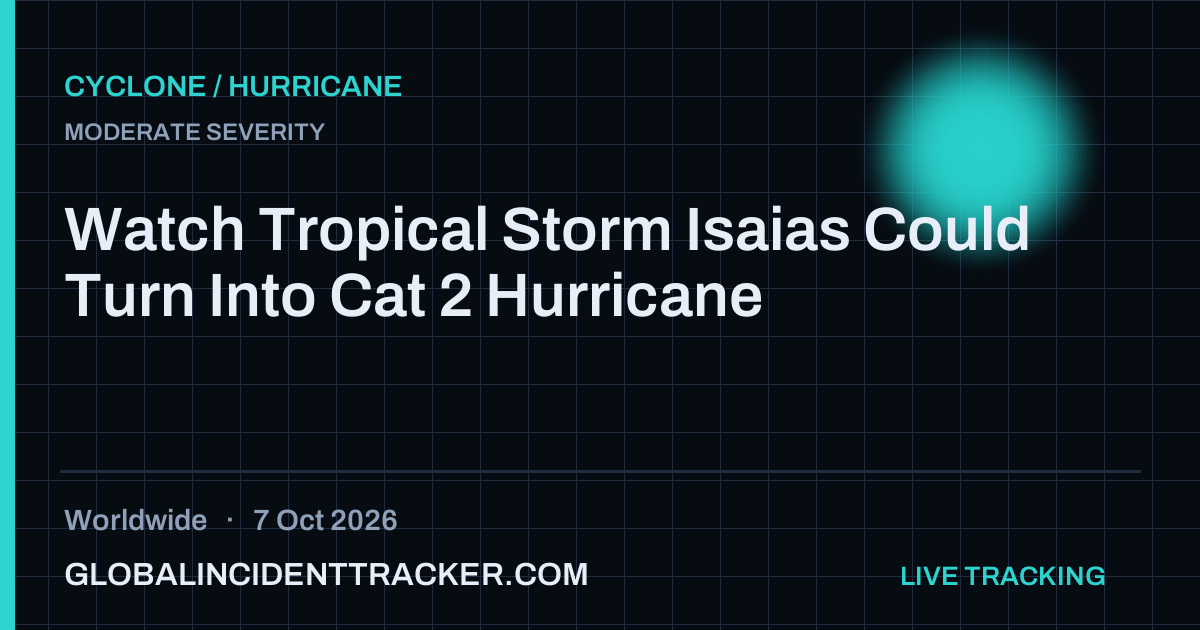 Cyclone / Hurricane incident in worldwide on 7 October 2026 — Global Incident Tracker report card