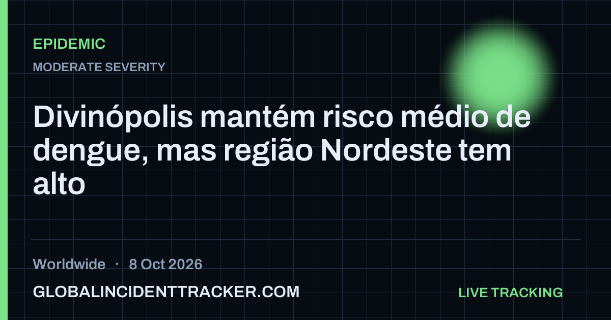 Epidemic incident in worldwide on 8 October 2026 — Global Incident Tracker report card