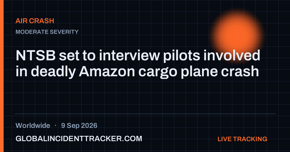 Air Crash incident in worldwide on 9 September 2026 — Global Incident Tracker report card