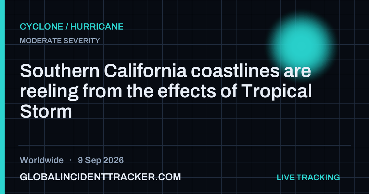 Cyclone / Hurricane incident in worldwide on 9 September 2026 — Global Incident Tracker report card