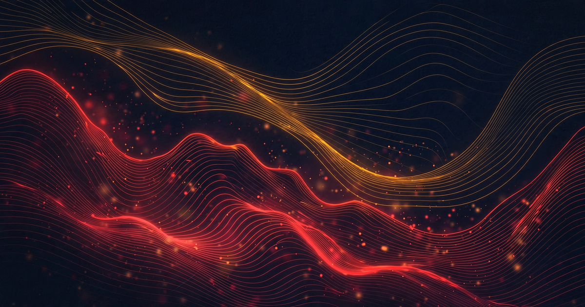 Abstract red and orange wave artwork illustrating the October 2026 Balochistan counter-terrorism operations
